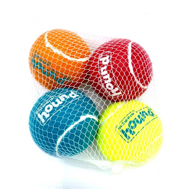 כדורי טניס צבעוניים איכותיים - 4 יחידות M